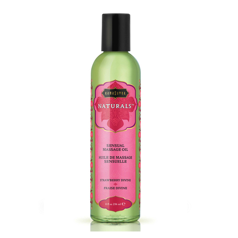 Huile de massage : massage oil strawberry 236 ml
