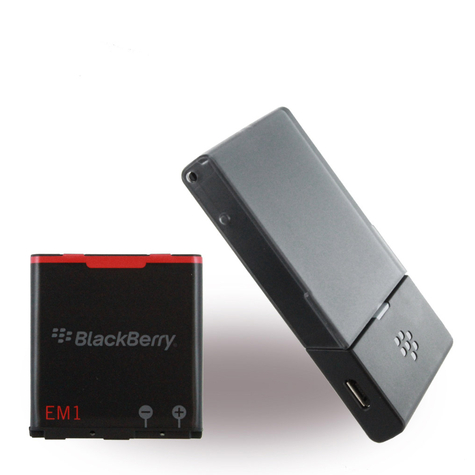 Blackberry E-M1 Original Akku + Lader Curve 9350 1000mah