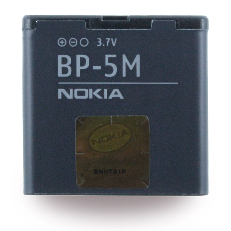 Nokia Bp-5m Li-Polymer Akku 5610 Xpressmusic 900mah