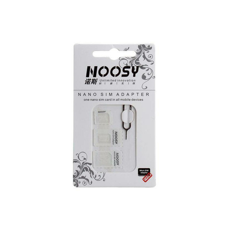 Noosy Nano-Sim Adapter Kit (3-Er Pack)