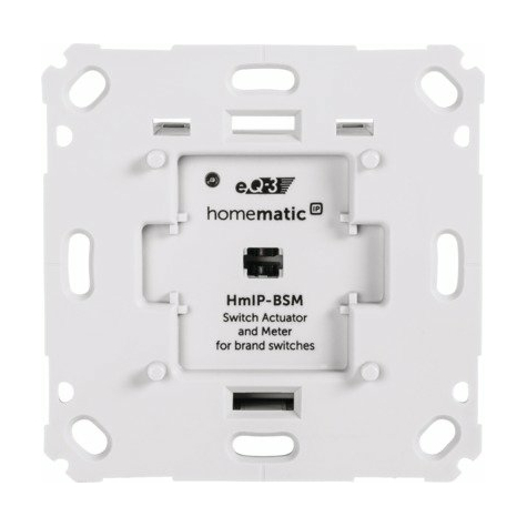 Actionneur de mesure eQ-3 HomeMatic IP Switch pour interrupteurs de marque - Montage encastré