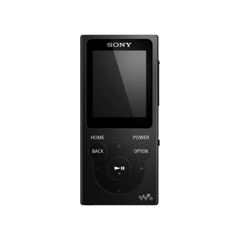 Sony nw-e394 walkman 8 go, bleu