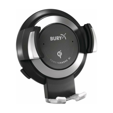Bury PowerCharge Qi 5 Watt - support de smartphone universel avec charge USB / Qi