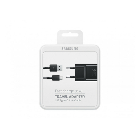 Samsung Schnellladegerät 15w Usb Typ C (Adapter+Kabel) 1,5 M Black