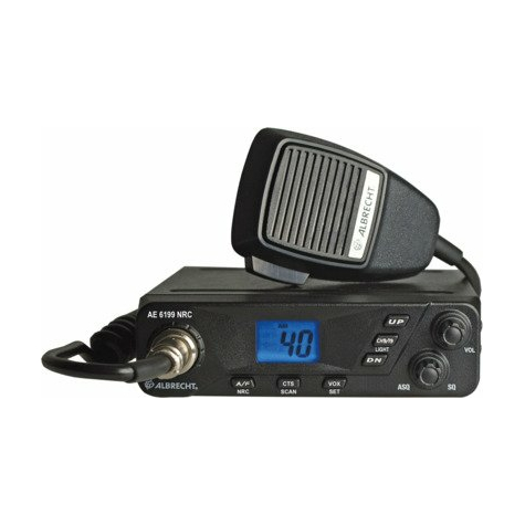 Albrecht AE 6110 Mini radio CB incl. cadre de montage