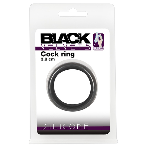 Penisring Black Velvets Cock Ring 3,8 Cm