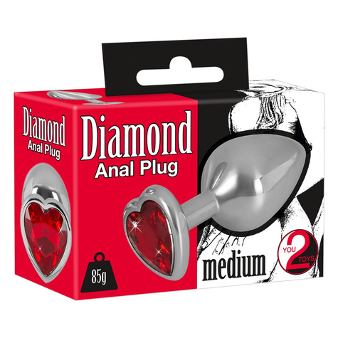 Diamond anal plug medium