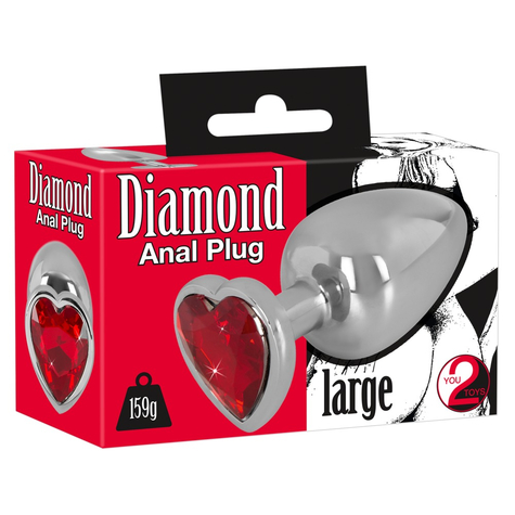 Diamond anal plug large