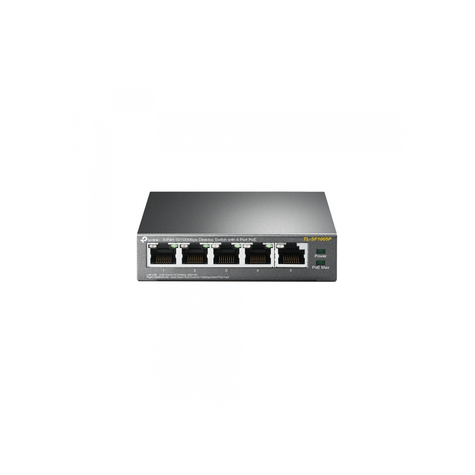 Tp-Link Tl-Sf1005p 5x Port Desktop Fast Ethernet Switch Unmanaged Poe