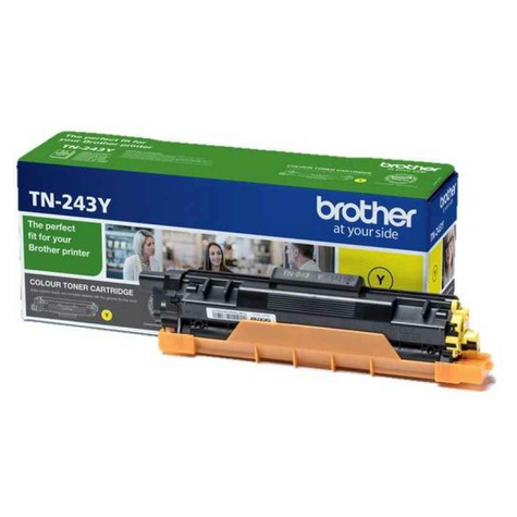 Brother tn-243y toner jaune pour environ 1.000 pages