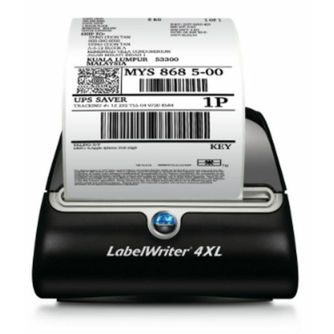 dymo labelwriter 4xl imprimante d'étiquettes thermique directe 300 x 300 dpi 104mm usb