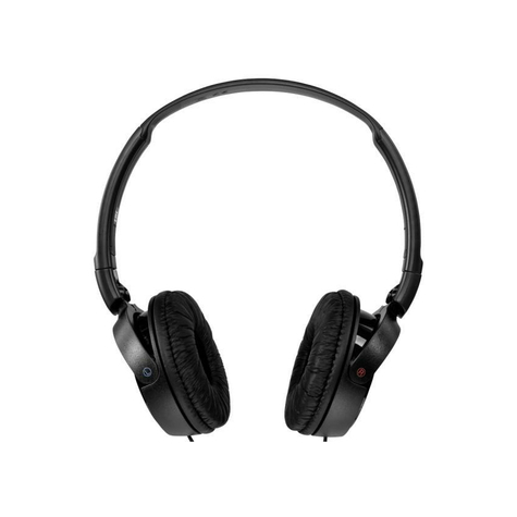Sony mdr-zx110 casque supra-auriculaire - pliable noir