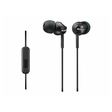 Sony mdr-ex110apb ecouteurs intra-auriculaires avec fonction casque - noir