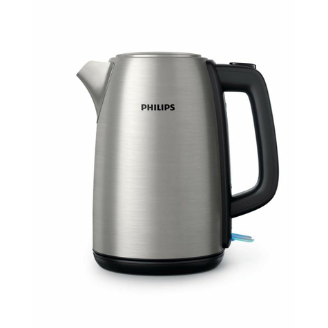 Philips Hd9351/90 Electric Kettle 1,7l Stainless Steel 2.200w