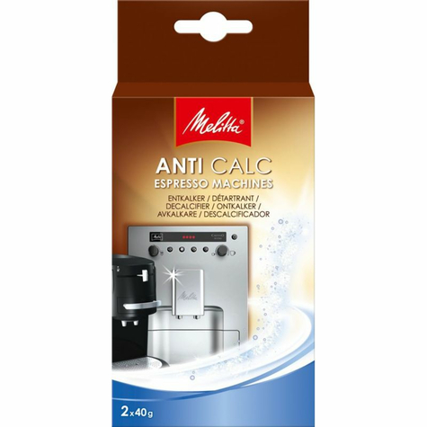 Melitta Anti Calc Espresso Machines Entkalker Vollautomaten (2x40g)