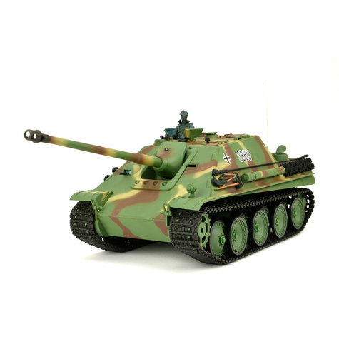 Rc Panzer "Jagdpanther" Heng Long 1:16 Mit Rauch&Sound Und Metallgetriebe -2,4ghz