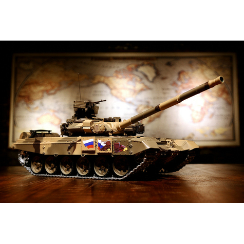 Rc Panzer "Russland T90" Heng Long 1:16 Mit Rauch&Sound + 2,4ghz Pro Modell