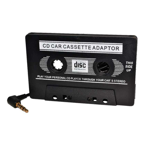 Reekin stereo car radio cassette adaptor