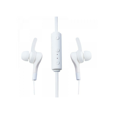 Écouteurs stéréo intra-auriculaires avec bluetooth logilink bt0040w (blanc)