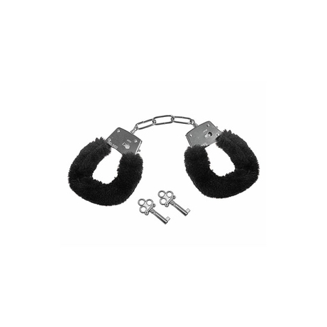 Menottes : noirfurry handcuffs