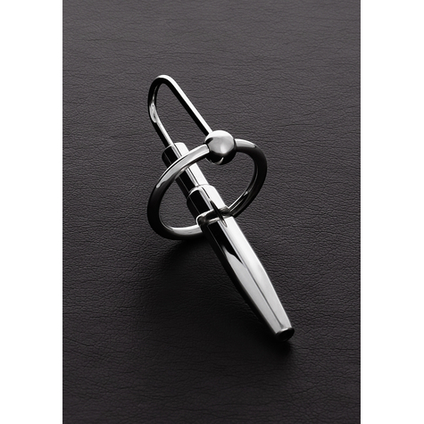 Urethral Toys:Wedge Plug Ring Hollow (28mm)