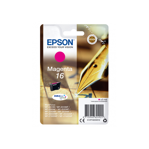 Epson 16 Original Printer Cartridge Magenta T1623