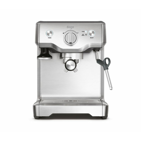 sage appliances ses810 machine à espresso the duo temp pro, acier inoxydable brossé