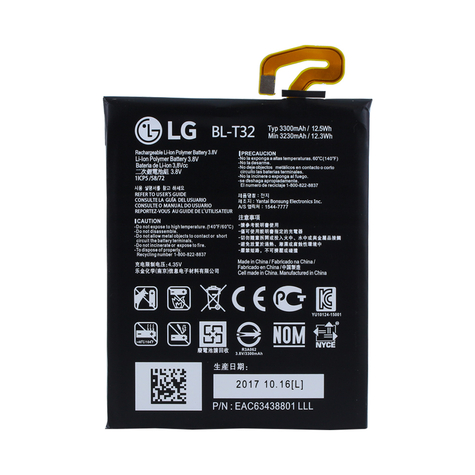 Lg Electronics Bl-T32 Li-Ion Akku Lg G6/G6+/H870/H871/H872 3300mah