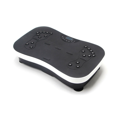 Vibrationsplatte Mit Bluetooth Lautsprecher (53cm. Weiss. Td006c-5)