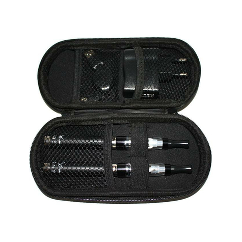 Ttzig E-Zigarette 2er Set Proset 650mah Mit Tasche (Silber)