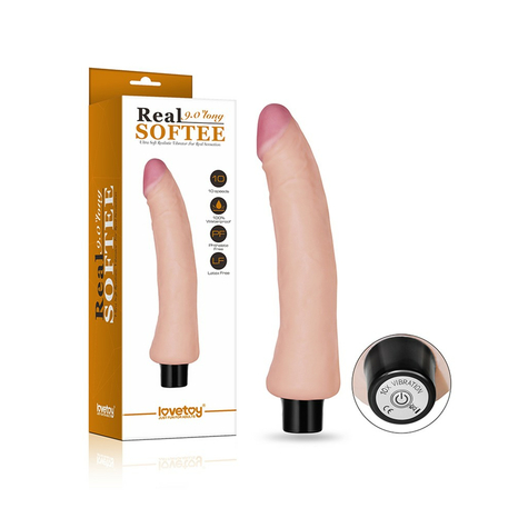 Vibrating real softee 9" realistic