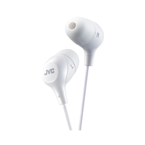 Jvc ha-fx38-w-e ecouteurs intra-auriculaires écouteurs écouteur blanc avec fil 1 m or