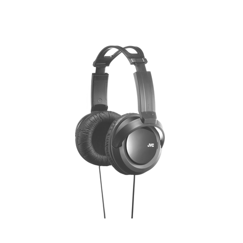 Jvc ha-rx330-e/hi-fi casque - universel - écouteurs - arceau - noir - avec fil - 2,5 m