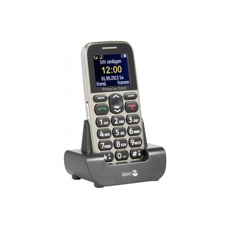 Doro Primo 215 Balken Single Sim 4,32 Cm (1.7 Zoll) Bluetooth 1000 Mah Beige