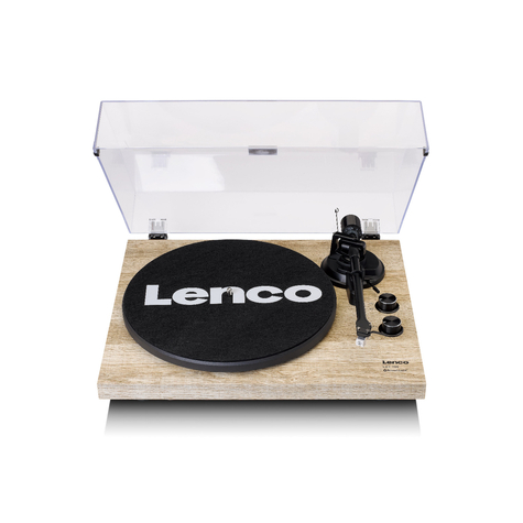 Stl Lenco Lbt-188 Audio-Plattenspieler Mit Riemenantrieb Beige 33,45 Rpm Drehregler Straight Tonearm Ac