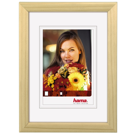 Hama Bella - Glass - Wood - Transparent - Single Picture Frame - 20 X 28 Cm - Thoughtful - 300 Mm