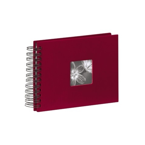 Hama Spiral Album "Fine Art" Burgundy 17x22/50 Rot 10 X 15 13 X 18 170 Mm 220 Mm