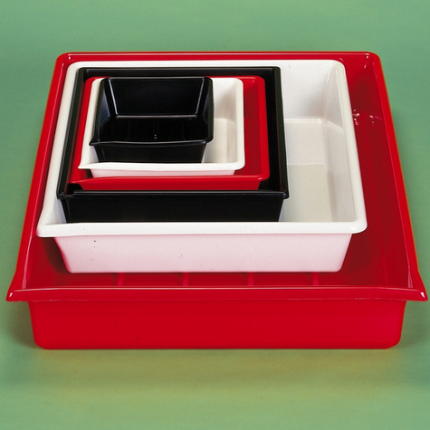 Kaiser fototechnik lab trays 30x40 rouge plastique 360 x 460 x 85 mm