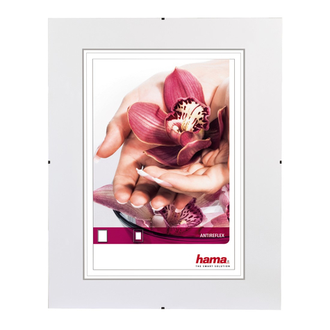 Hama Clip-Fix Glas Transparent Einzelbilderrahmen 7 X 10 Cm Clip-Fix Entspiegelt