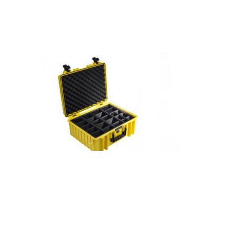 B&W Int. B&W Type 6000 Aktentasche/Klassischer Koffer Gelb Schaum Universalgröße -40 80 °C 510 Mm