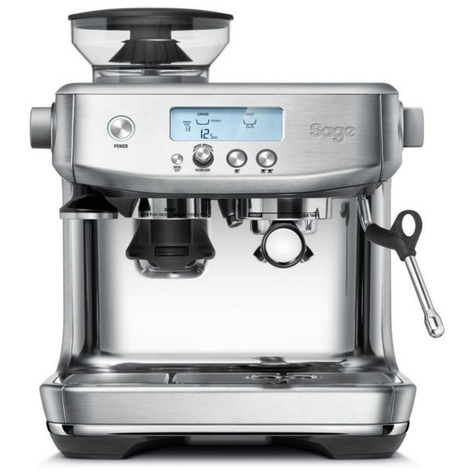 Sage The Barista Pro Espressomaschine 1,98 L Kaffeebohnen Eingebautes Mahlwerk 1680 W Edelstahl
