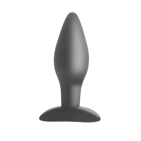 Silicone butt plug medium black