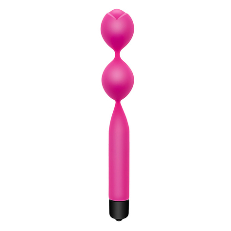 Wiggly  vibrating love balls on bar pink