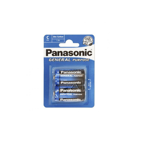 Batterie Panasonic Baby R14 (2er Blist. Ve) C