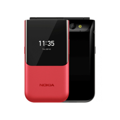 Nokia 2720 Flip Dual SIM rot   Cellphone   4 GB