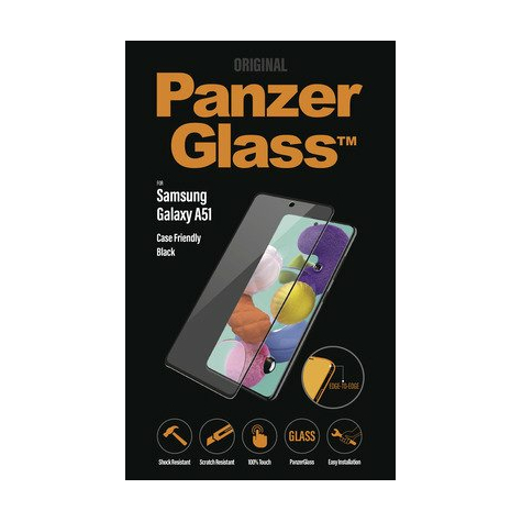 Panzerglass Samsung Galaxy A51 Case Friendly Edge-To-Edge, Black