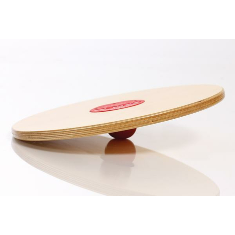 Togu Balanza Spinning Top, Wood Color With Red