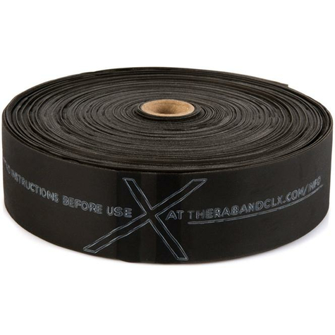 Theraband Clx Roll, 22 M, Special Strong (Black)