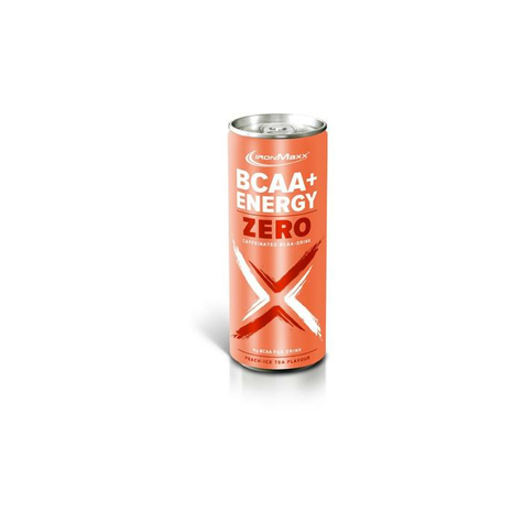 Ironmaxx Bcaa + Energy Drink Zero, 24 X 330 Ml Can (Deposit)