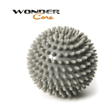 Wonder core spiky massage ball, 9 cm umfang (farbe: grau) (woc033)